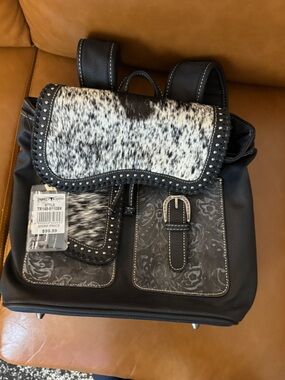 Trinity Ranch Black and Silver Backpack
